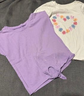 Cat & Jack/Children's Place 2 Pack of SS Summer Shirts 7