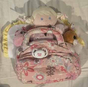 Assort Brands Baby Doll accessories and toys in bag Dolls and Accessories