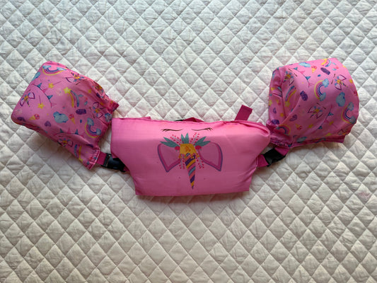 Lifeguard 33-55 lbs, Pink unicorn swim float 12 Months