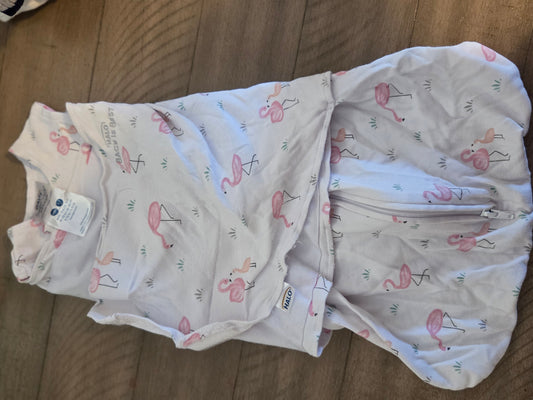 Halo Pink flamingo swaddle 0-3 Newborn
