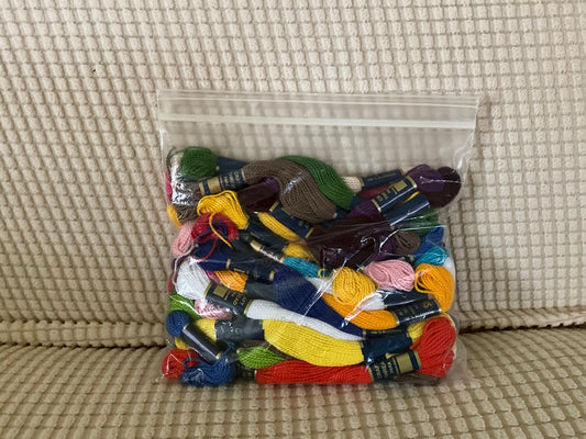 Iris Craft Thread, 35 skeins of new, 10 yards each