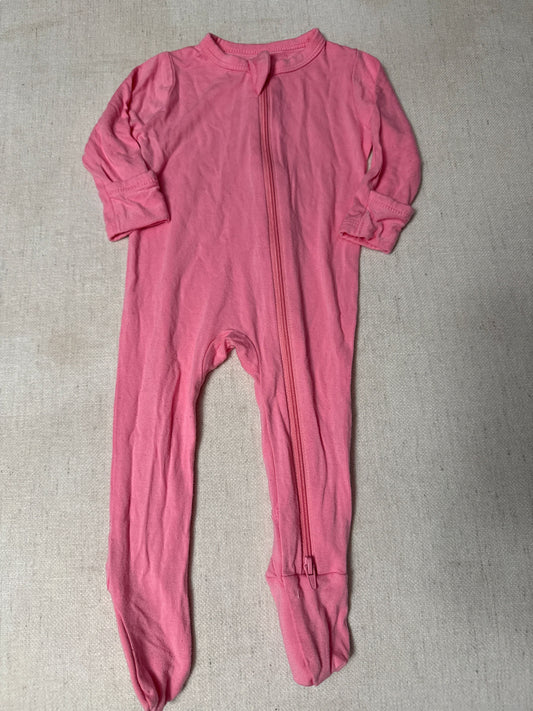 Kyte Baby GUC pink bamboo footed sleeper 0-3m 3 Months