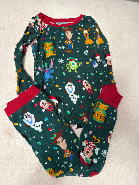 Little Sleepies GUC Disney holiday bamboo pjs 18-24m 18 Months