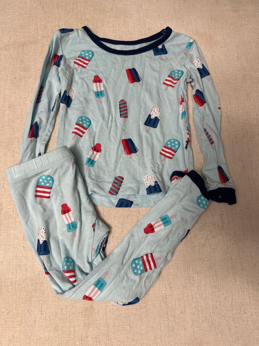 Kyte Baby GUC bomb pop bamboo pjs 18-24m 24 Months