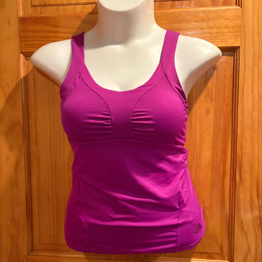 The North Face workout tank fuschia padded bra purple Women's - M