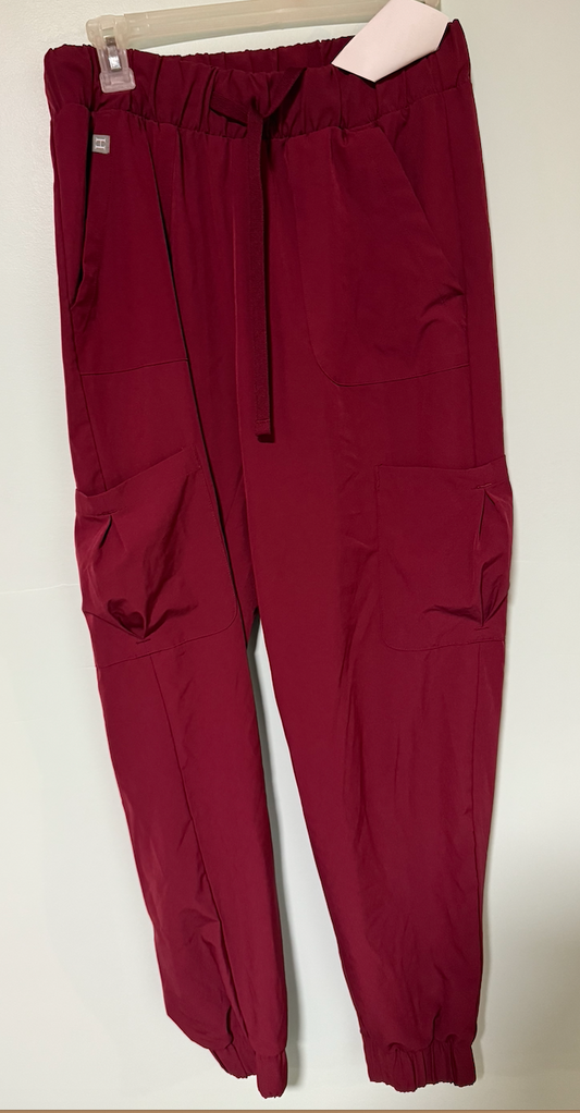 Hanes Maroon scrub pants Women's - M