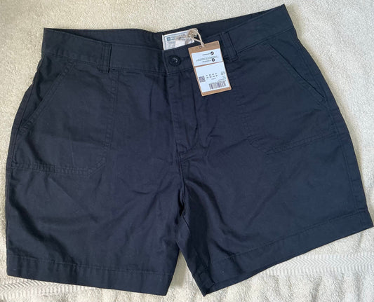 Mountain Warehouse women's shorts size 8, NWT Black, lightweight, UV protection Women's 8