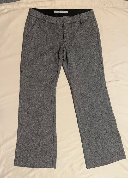 Old Navy women's size 8 tweed dress pants black/white weave, lined from waist to mid-thigh Women's 8