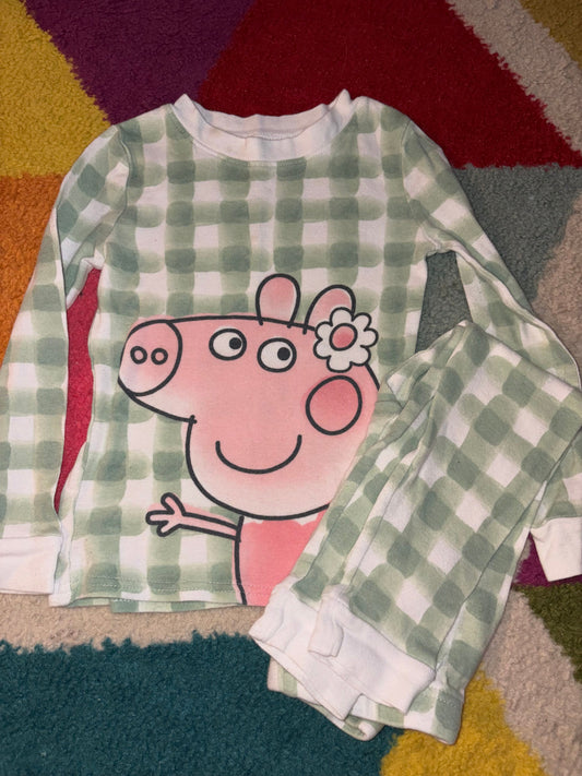 Target Peppa Pig Pajamas Long Sleeve w Pants 4T/4