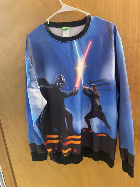 Star Wars Luke Darth Vader Sweatshirt Men's - L