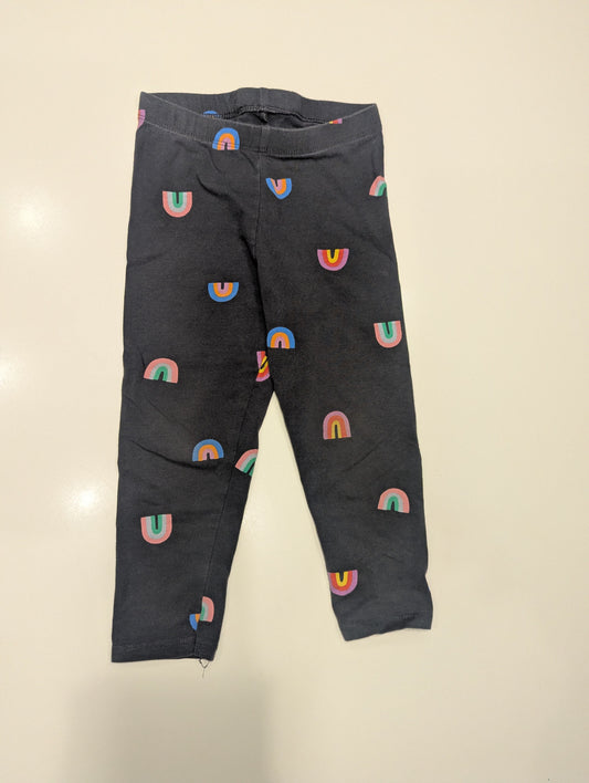 Cat & Jack Cat & Jack Girls 2T Rainbow Leggings 2T