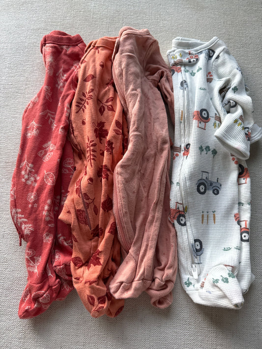 Carters GUC fall sleepers Newborn