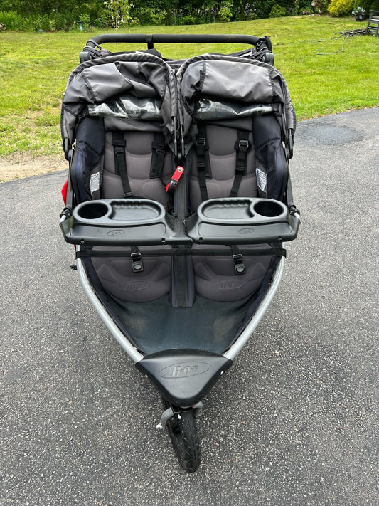 BOB Double Bob stroller with snack trays and drink pouch Stroller-Double