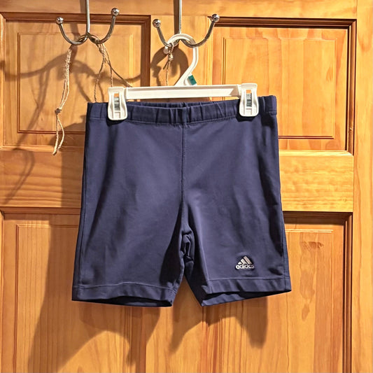 Adidas navy blue bike shorts with embroidered logo Women's - S