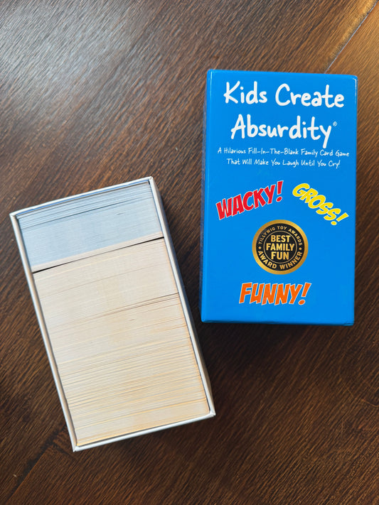 Kids create absurdity Card game Games