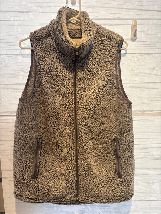 Thread & Supply Womens gray fuzzy vest medium Women's - M
