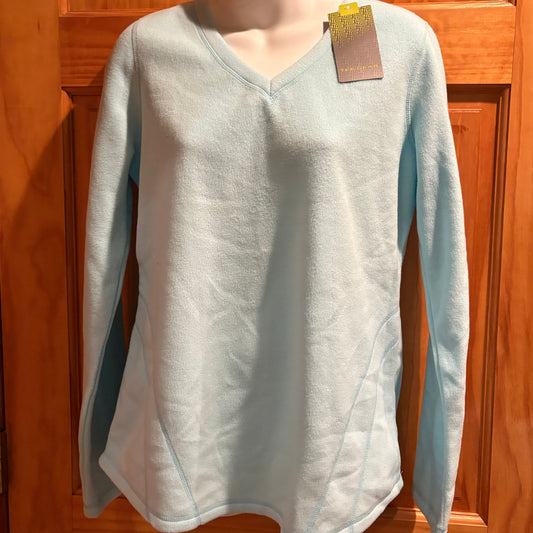 Tek Gear NWT aqua fleece pullover shirt size M Women's - M