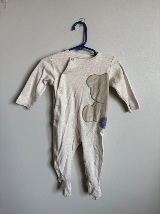 My First Chicco Baby Boy Footie Onesie Sweet Bear Design 12 Months