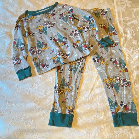 Disney, 5t Mickey Mouse Christmas pajamas pjs holiday 2 piece set 5T/5