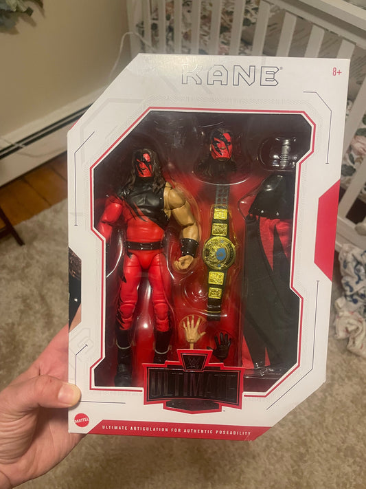 WWE Kane Ultimate NEW unopened WWE wrestler figure Kane Ultimate Package Figures and Animals