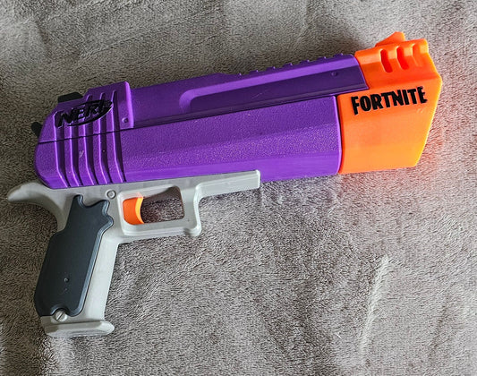 Nerf Fortnite/Nerf colab takes mega size darts. Outdoor