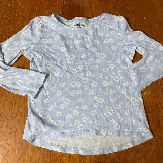 Old Navy Floral Long Sleeve tee shirt 5T/5