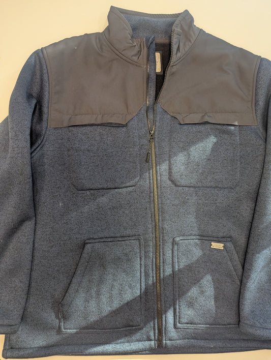 Ascend Ascend Men's 2XL Navy Zip-up with Water Resistant Shoulders Men's - XXL