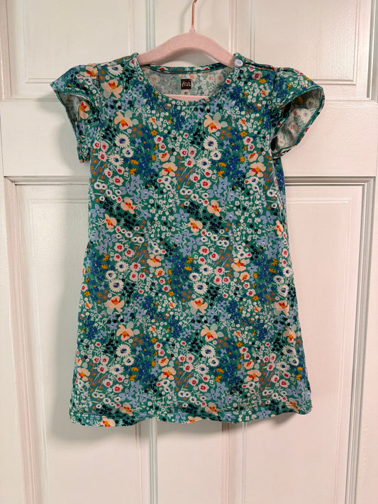 Tea Floral dress 4T/4