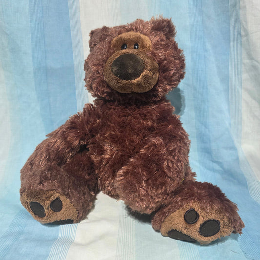 GUND Philbin Chocolate Brown Bear soft and huggable, featuring a chocolate-brown plush Plush Toys