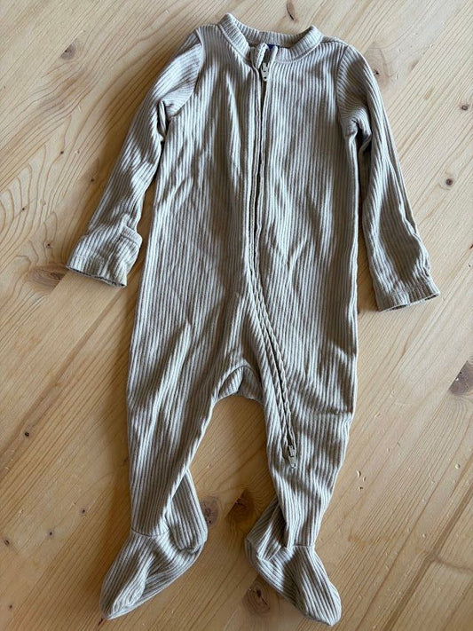 Old Navy, 3-6m, Tan Pajamas Tan Footie Pajamas 3 Months