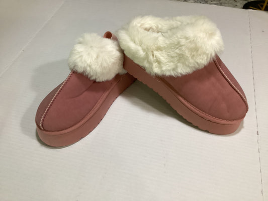 Elahgey Womens slippers mini boots anti slip fur lined 8 (Adult)