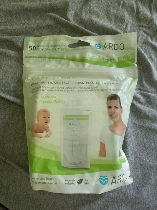 Ardo 50 count breast milk storage bags Nursing
