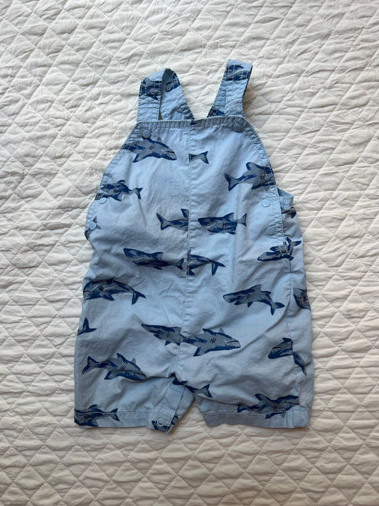 Carters Shark overalls 18 Months