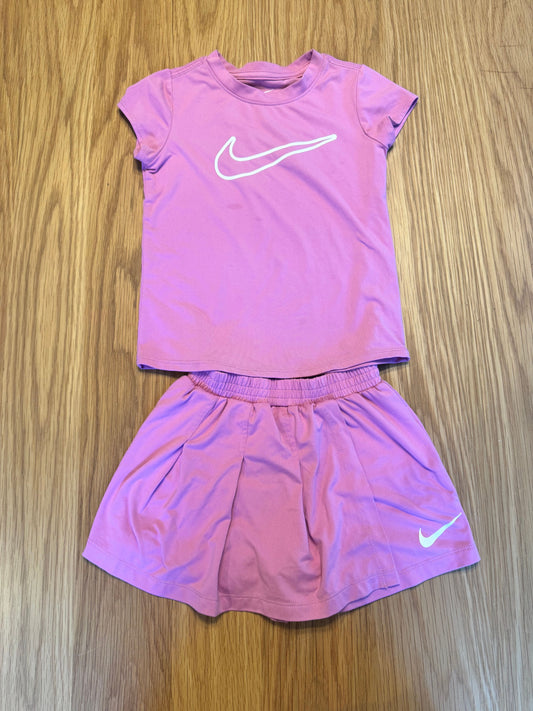 Nike Dri-Fit pink skort set, small/5 Nike Dri-Fit pink skort set, small/5 5T/5