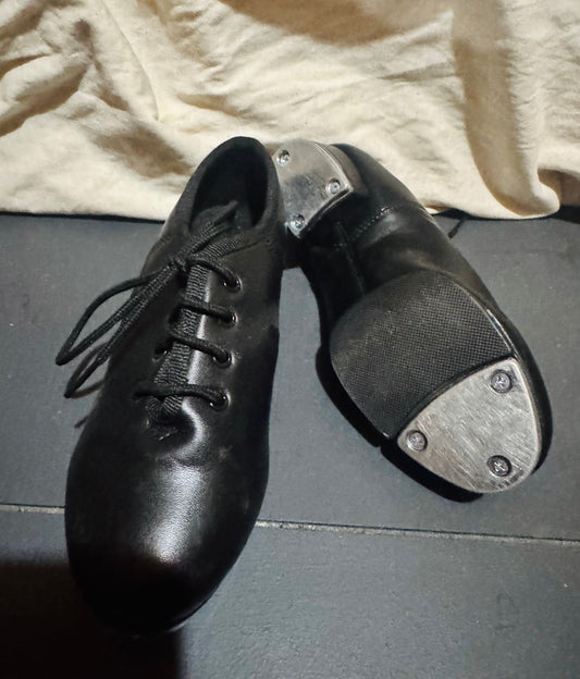 BeiBestCoat Beginner Tap Dance shoe Beginner Tap Dance shoe 2-1/2 (Big Kid)