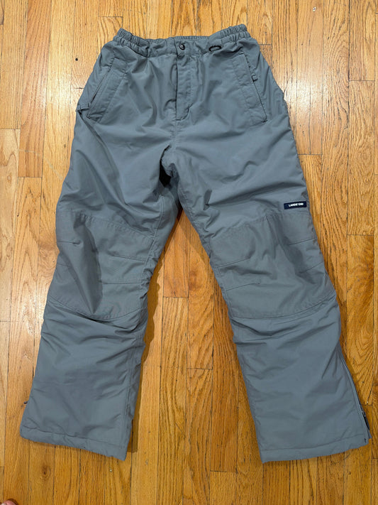 Lands End Gray snow pants 14
