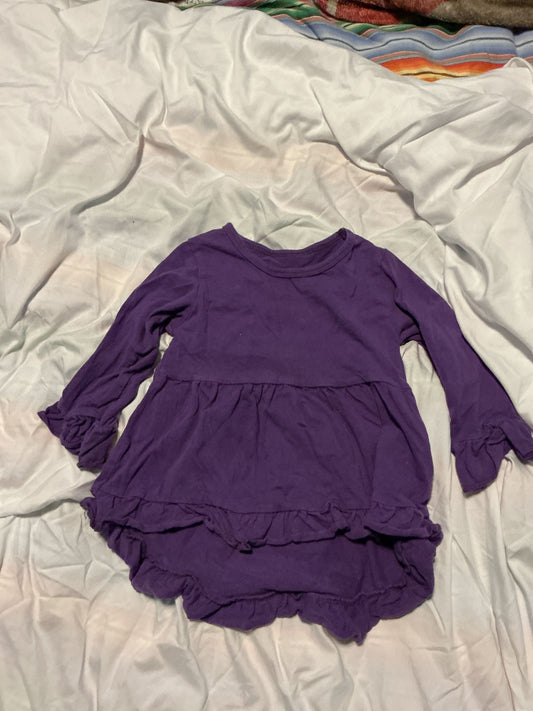 Unknown Purple, long sleeve dress 2T