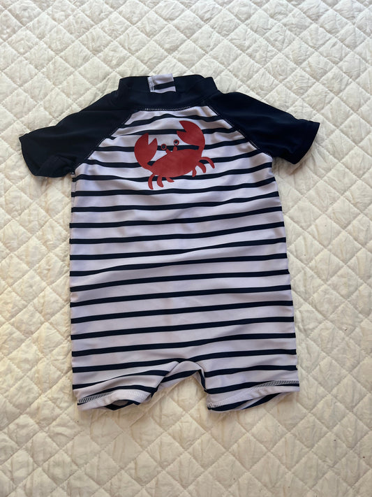 Gymboree 3-6 months Crab one piece swimsuit 3 Months