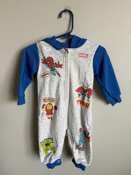Marvel Baby Boy Warm Long Sleeve Outfit Size 9-12 Months 9 Months