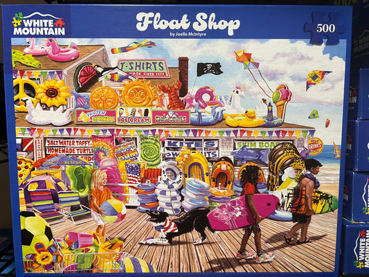 White Mountain Puzzle 500 piece puzzle. No smoking/No pet home. Assembled once.