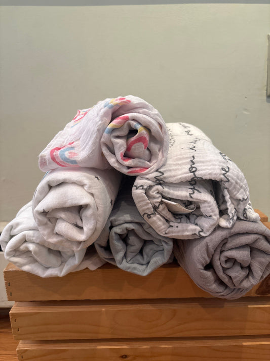 Variety Aden & Anais, Cloud Island , other muslin swaddle blankets Newborn