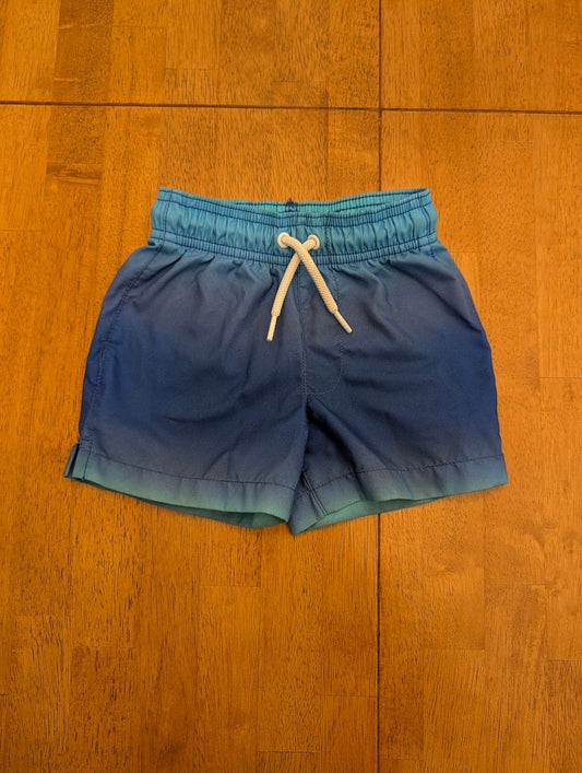 Children's Place, 12-18m, blue ombre swim shorts Drawstring, lining has been removed 12 Months