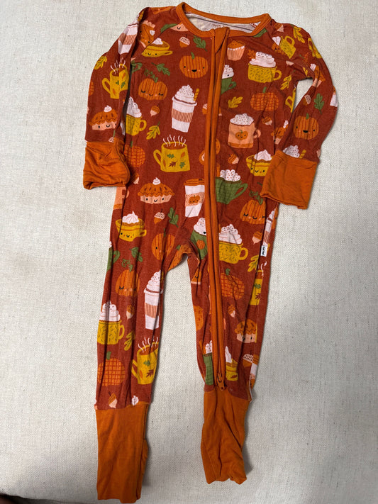 Little Sleepies GUC fall bamboo pjs 3-6 months 6 Months