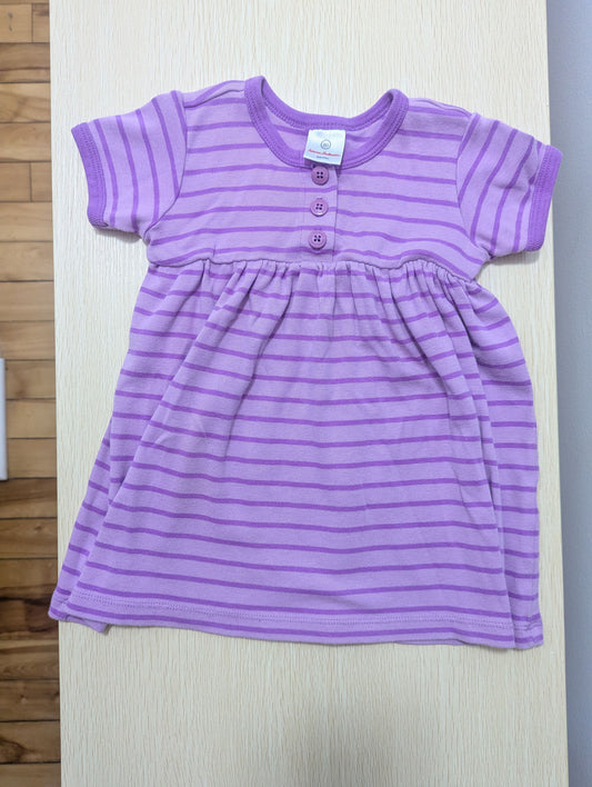 Hanna Andersson Hanna Andersson 18-24 Months Purple Striped Dress 18 Months