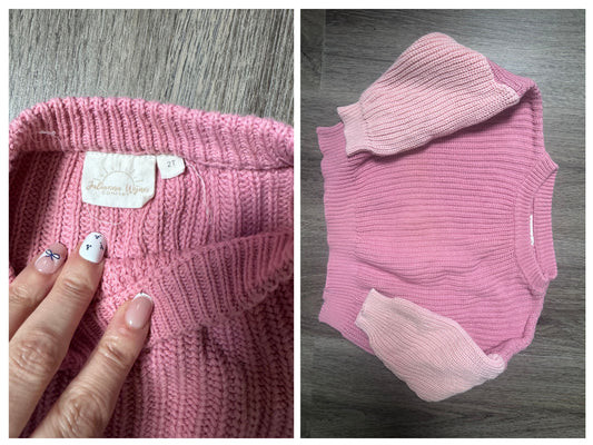 Juliana Wynn Company Juliana Wynn Company 2 tone pink sweater size:2T 2T
