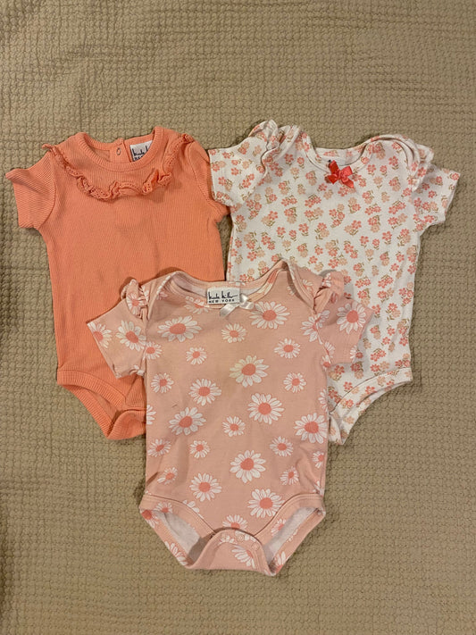Nicole Miller New York Cotton onesies set 6 Months