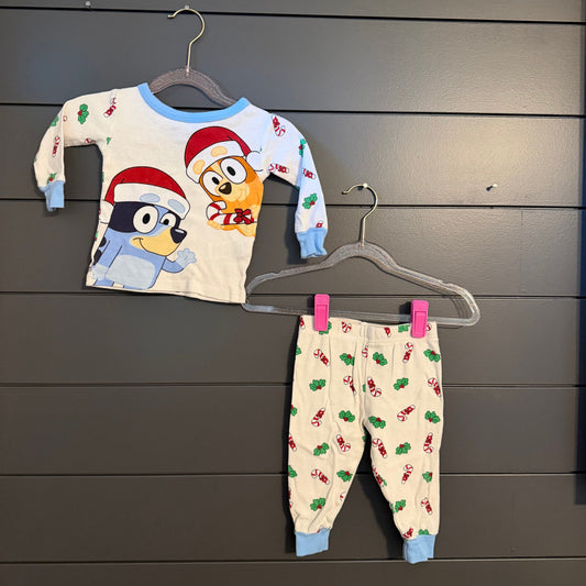 Bluey Christmas Pajamas 18 Months