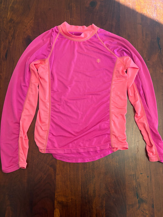 Rash guard, long sleevr Pink and orange 10