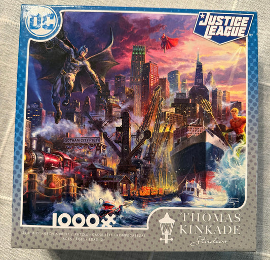 Thomas Kinkade 1000 Piece Justice League Puzzle 1000 Piece Justice League puzzle Puzzle