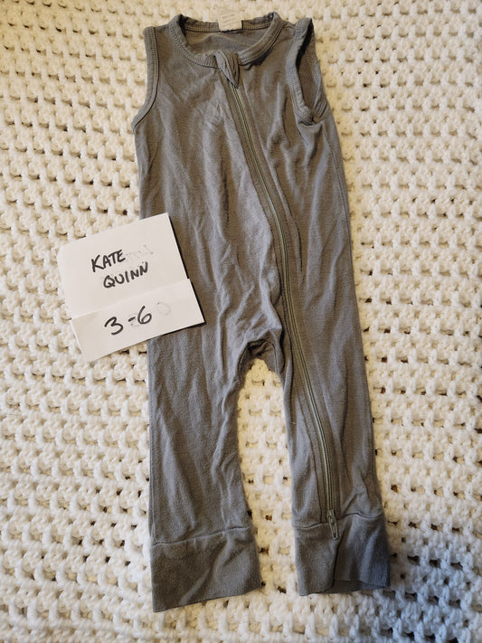 Kate Quinn - 3/6m Bamboo sleeveless romper underlayer 3 Months